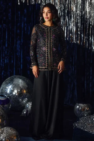 Farah Talib Aziz Velvet Fete - Lumi Organza