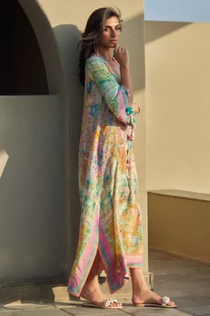 Farah Talib Aziz Laani Kaftan Edit - Riviera Rose