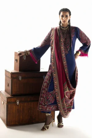 Zainab Chottani Winter Shawls 25 - Vilana - D9