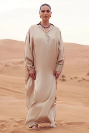 Zainab Salman Silk Solids 26 - Golden Haze