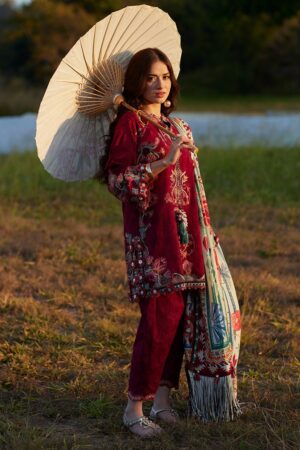 Farah Talib Aziz Luxury Lawn - Sofia Scarlet