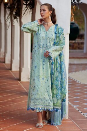 Farah Talib Aziz Luxury Lawn - Marcia Mint