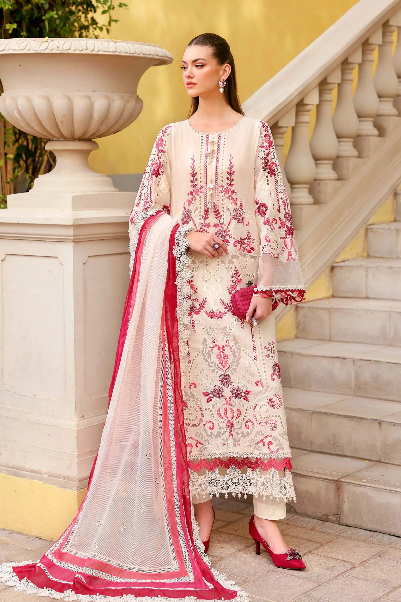 Maria B Embroidered Lawn - D-2609-A