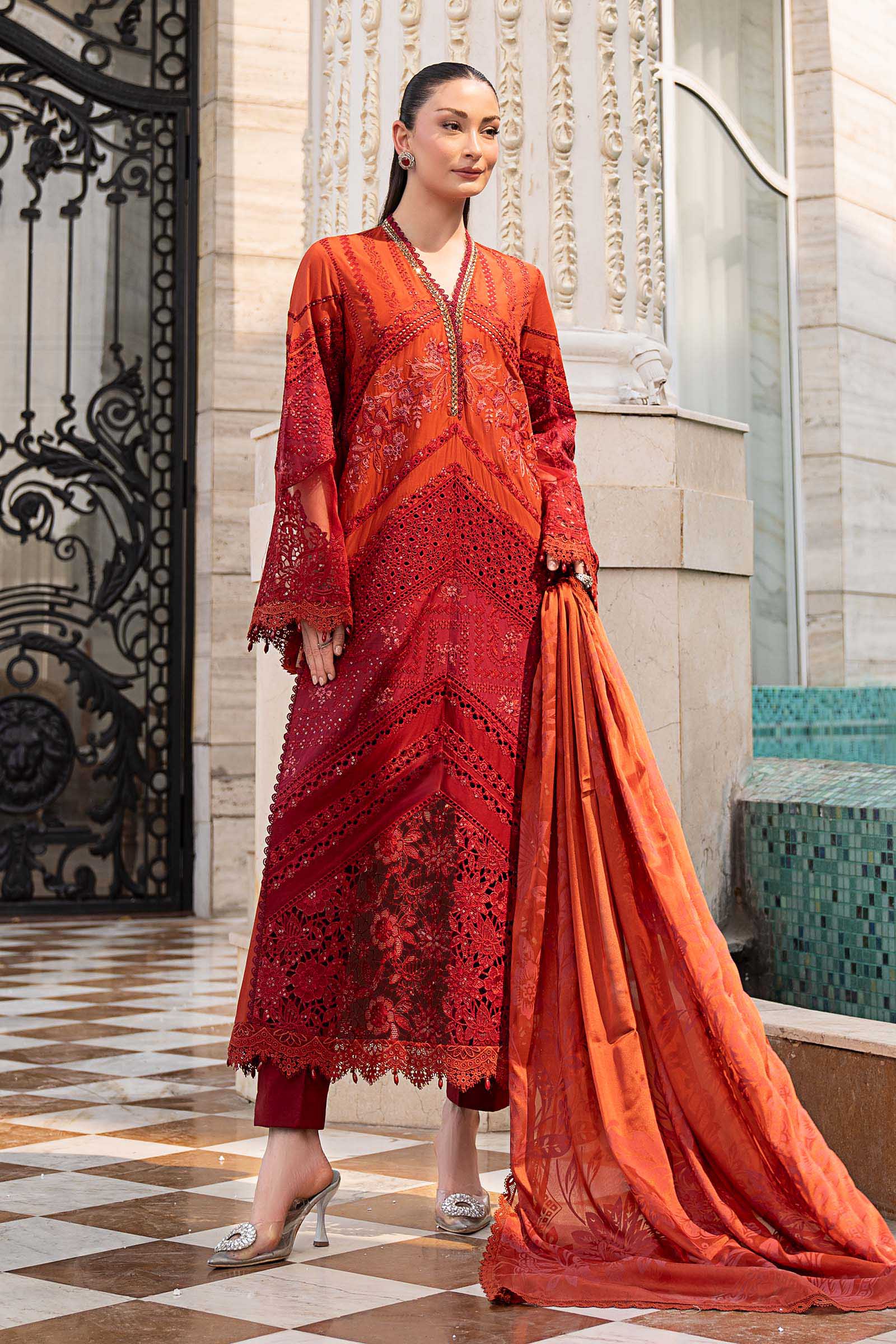 Maria B Embroidered Lawn - ELS-26-13