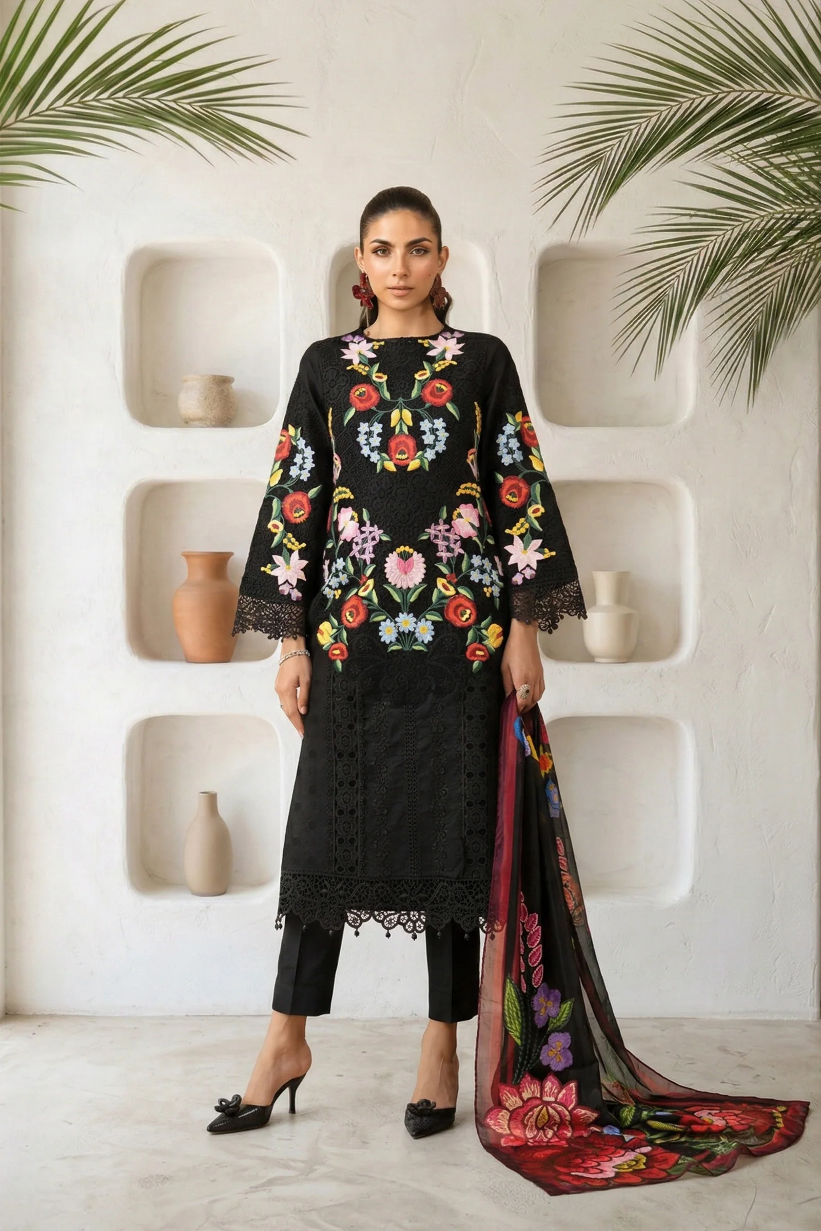 Maria B Embroidered Lawn - DS-2610-B