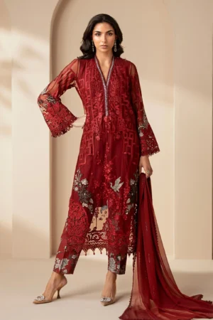 Maria B Embroidered Lawn - DS-2607-A