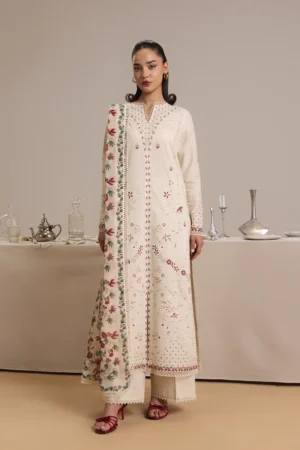 Afrozeh Basic Pret 26 - Blanche