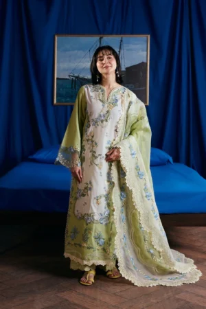 Maryam Hussain Luxury Lawn 26 - Dimple