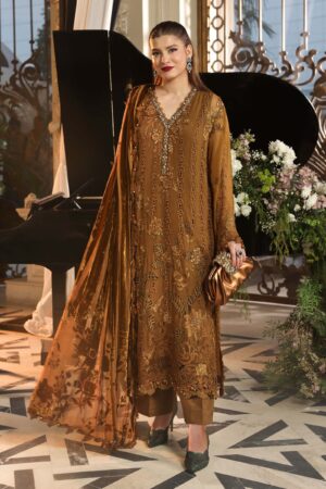 Maria B Embroidered Chiffon | MPC-26-205