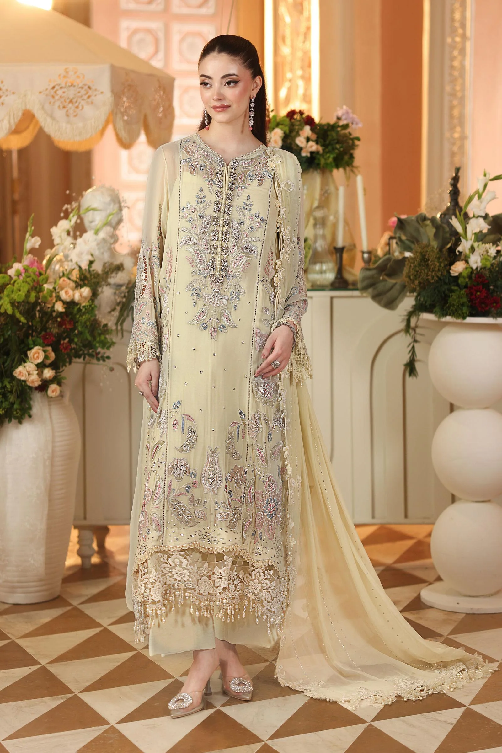 Maria B Embroidered Chiffon | MPC-26-208