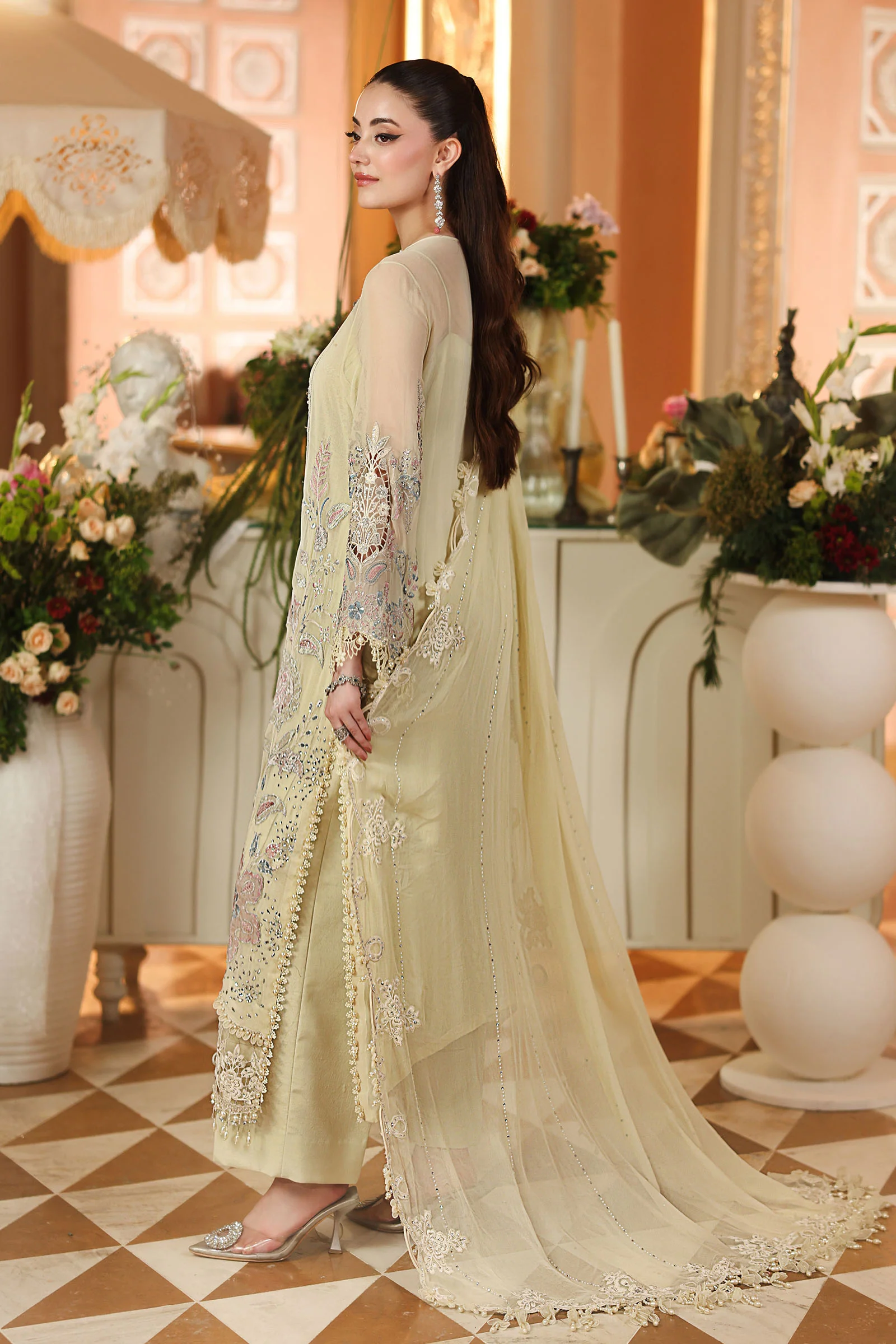 Maria B Embroidered Chiffon | MPC-26-208